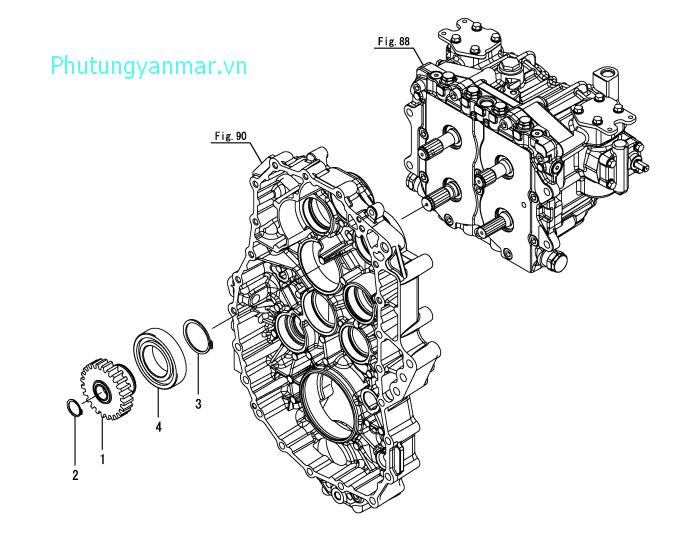 Trục truyền động di chuyển số 2